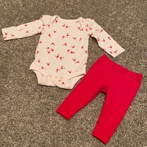 Cat and Jack NB outfit